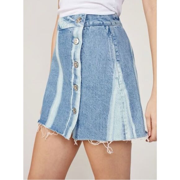 3x1 NYC denim skirt - Picture 1 of 10